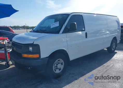 2013 Chevrolet Express 2500 Work Van from USA, damaged, VIN 1GCWGGBA2D1151653